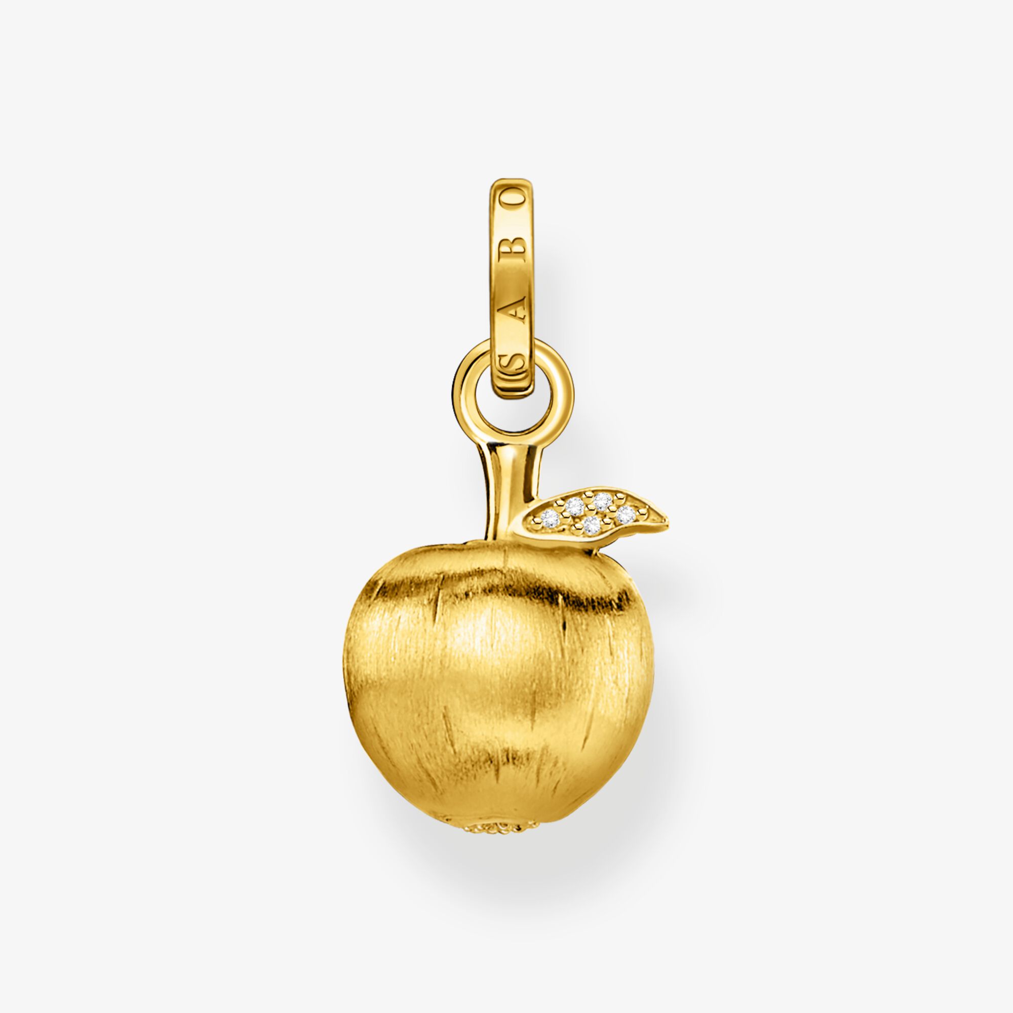 THOMAS SABO Pendentif pomme or, Argent sterling doré or jaune, Taille: one size, femme