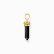 Yellow-gold plated pendant with onyx in hexagon-shape and stones from the  collection in the THOMAS SABO online store