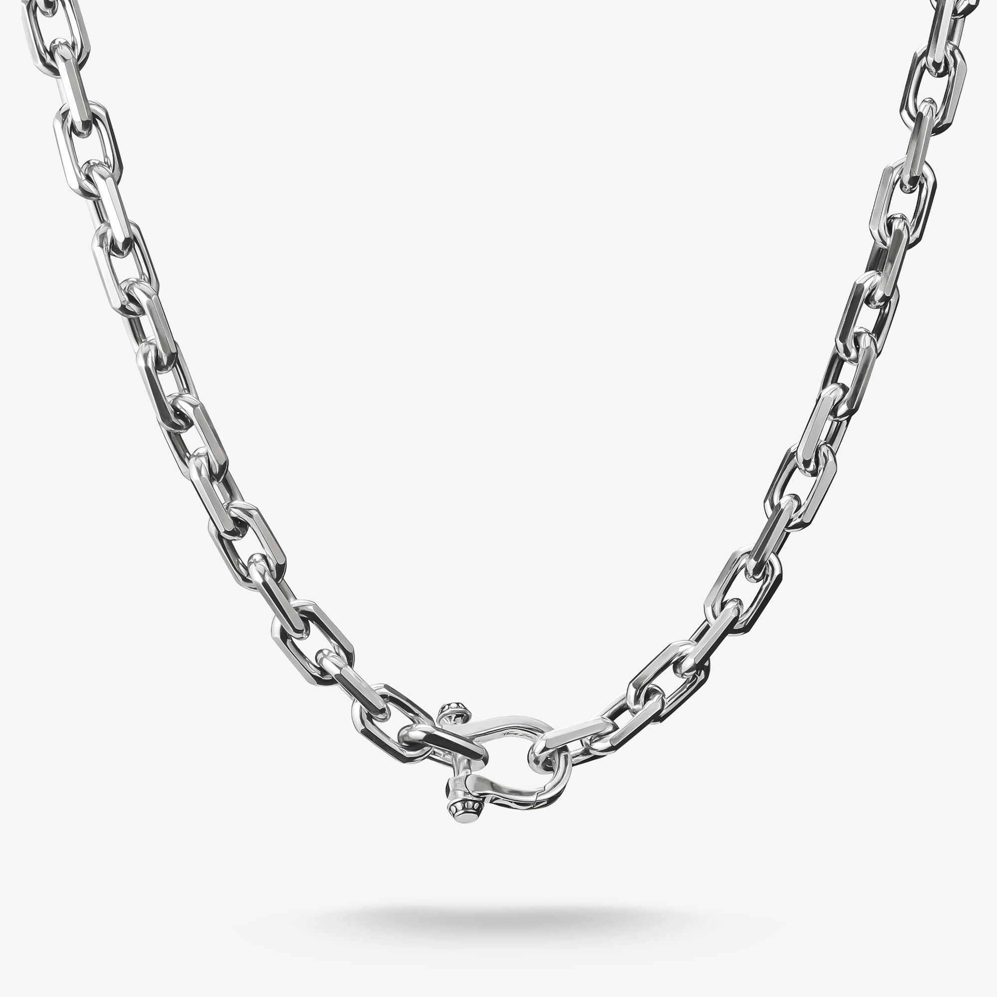 THOMAS SABO Kette Gliederkette Wild Horses Silber, Sterlingsilber geschwärzt, Größe: L55, Herren