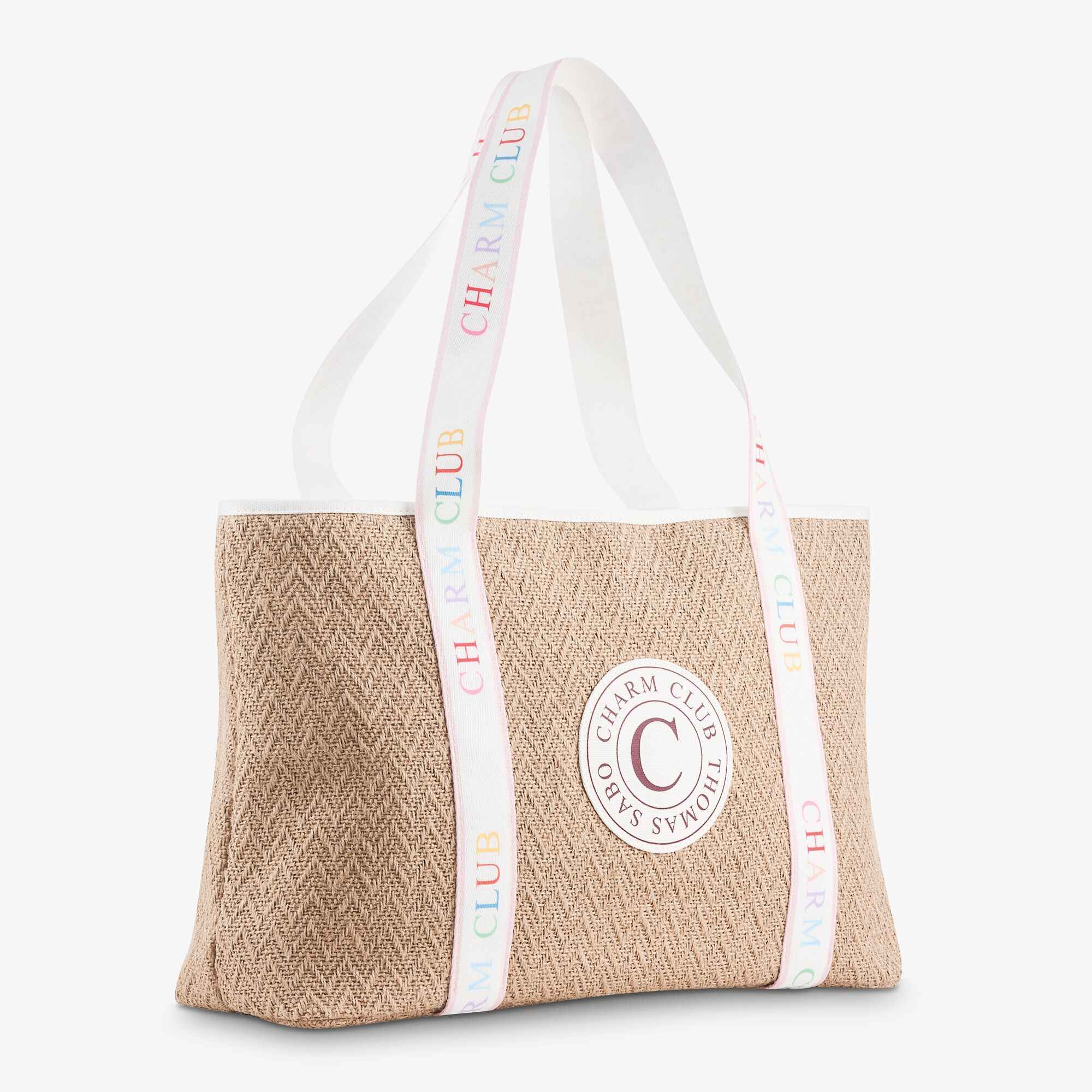 THOMAS SABO Charm Club Beach Bag beige, 308, Größe: one size, Unisex