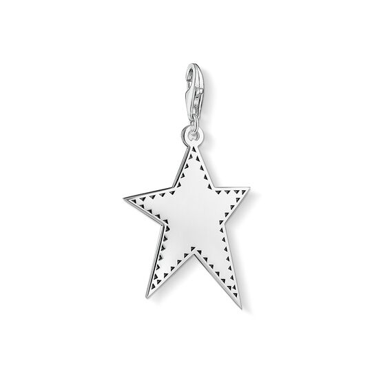 Charm pendant Silver star from the Charm Club collection in the THOMAS SABO online store