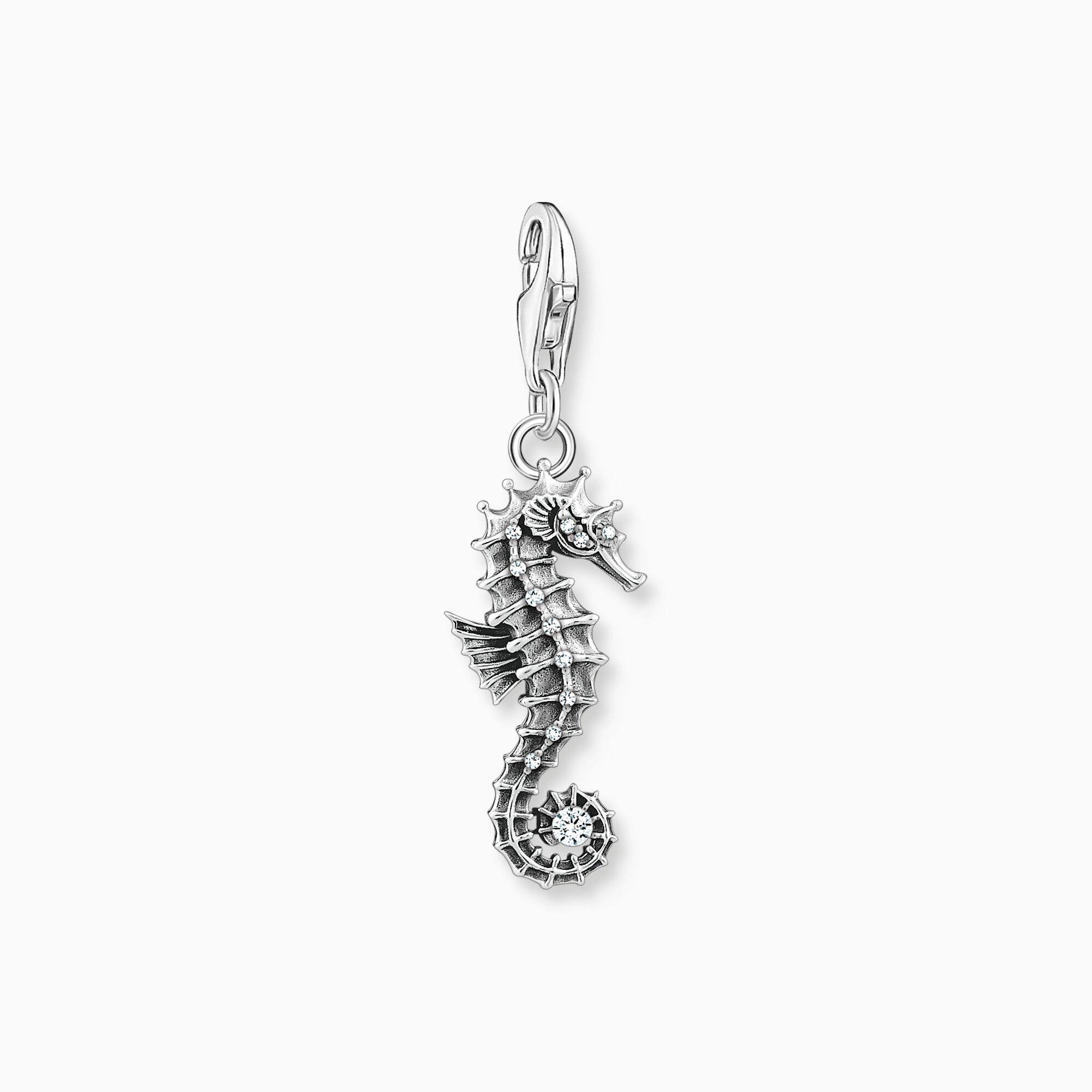 Charm pendant: Seahorse, silver & zirconia – THOMAS SABO