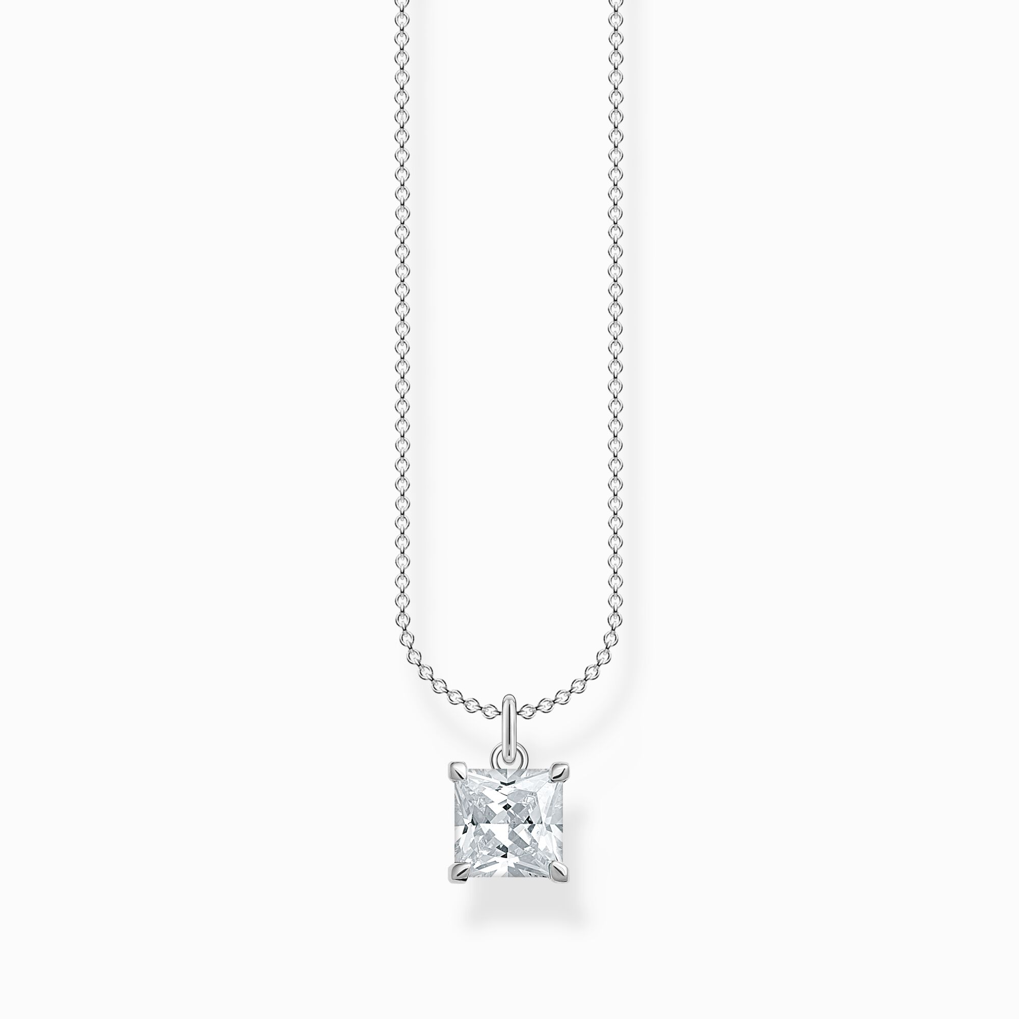 Necklace with white stone silver from the Charming Collection collection in the THOMAS SABO online store