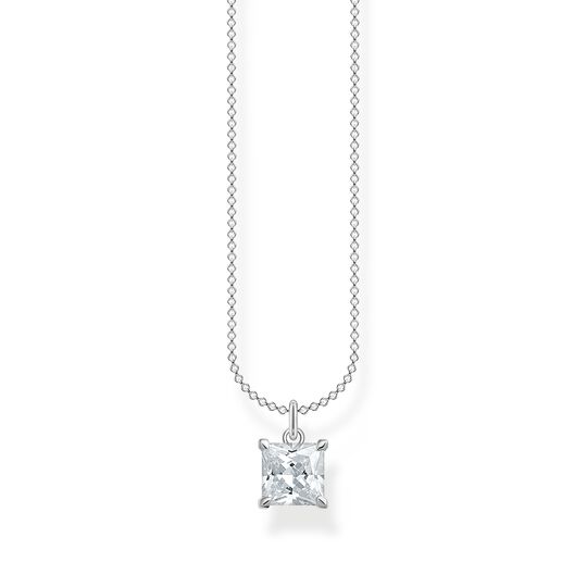 Necklace with white stone silver from the Charming Collection collection in the THOMAS SABO online store