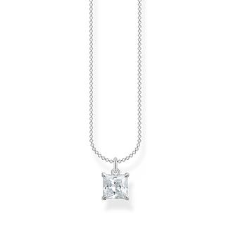Necklace with white stone silver from the Charming Collection collection in the THOMAS SABO online store