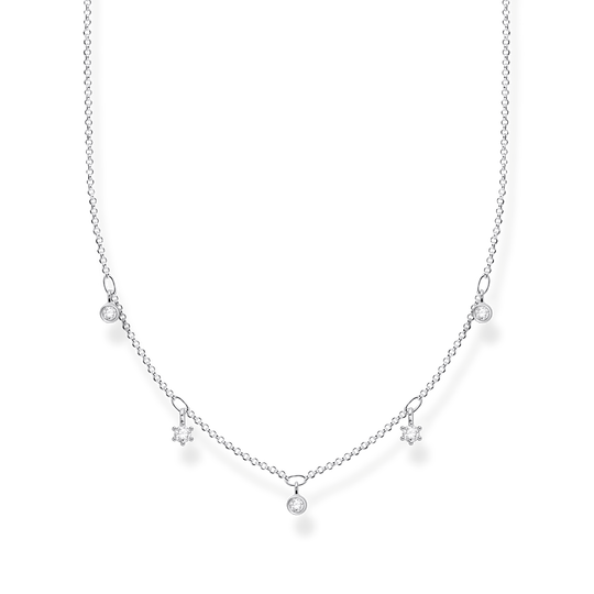 Kette wei&szlig;e Steine silber aus der Charming Collection Kollektion im Online Shop von THOMAS SABO