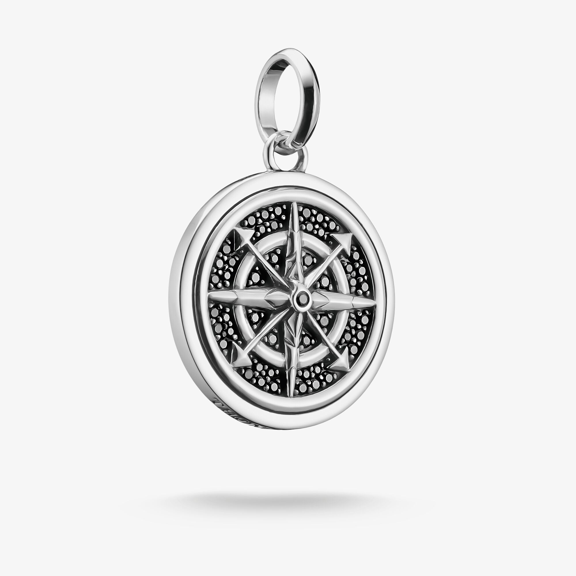 THOMAS SABO Pendentif Boussole Rebel Icons argent Argent sterling, Taille: one size, Unisex
