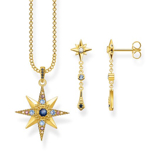 Jewellery set Royalty star gold from the  collection in the THOMAS SABO online store