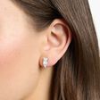 Ear studs white stone silver from the  collection in the THOMAS SABO online store