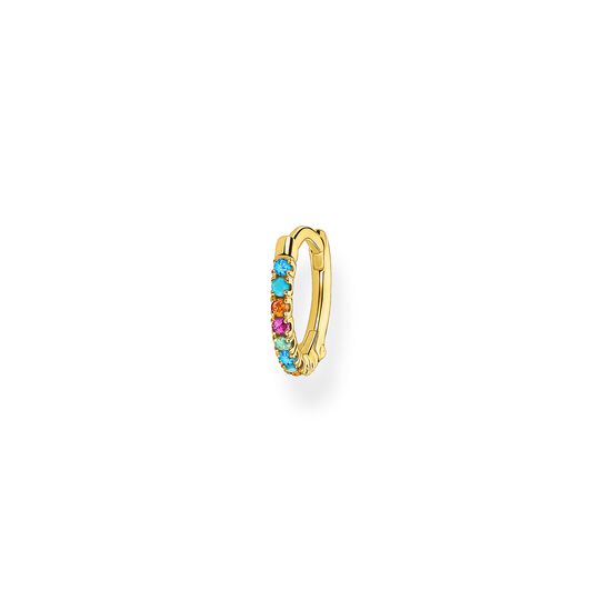 Einzel Creole farbige Steine gold aus der Charming Collection Kollektion im Online Shop von THOMAS SABO