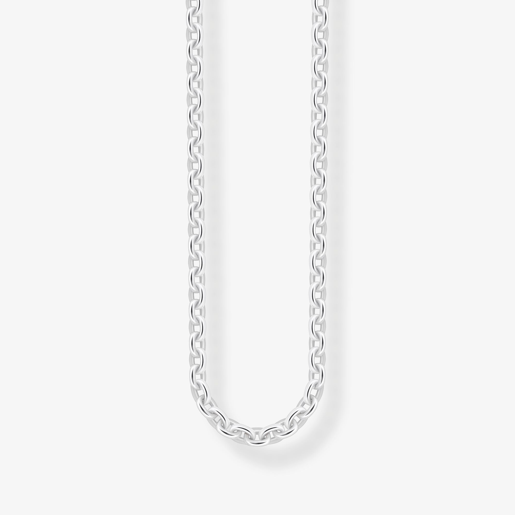 THOMAS SABO Collier d'ancre en argent épaisseur 2,50 mm (0,10 Inch), Argent sterling, Taille: 45 cm, Unisex