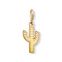 Charm pendant Cactus gold from the Charm Club collection in the THOMAS SABO online store