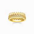 Ring leaves crown gold from the  collection in the THOMAS SABO online store