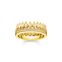 Ring Krone Bl&auml;tter gold aus der  Kollektion im Online Shop von THOMAS SABO