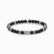 Bracelet with black onyx beads silver from the  collection in the THOMAS SABO online store