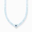Choker flower with blue jade beads from the Charming Collection collection in the THOMAS SABO online store