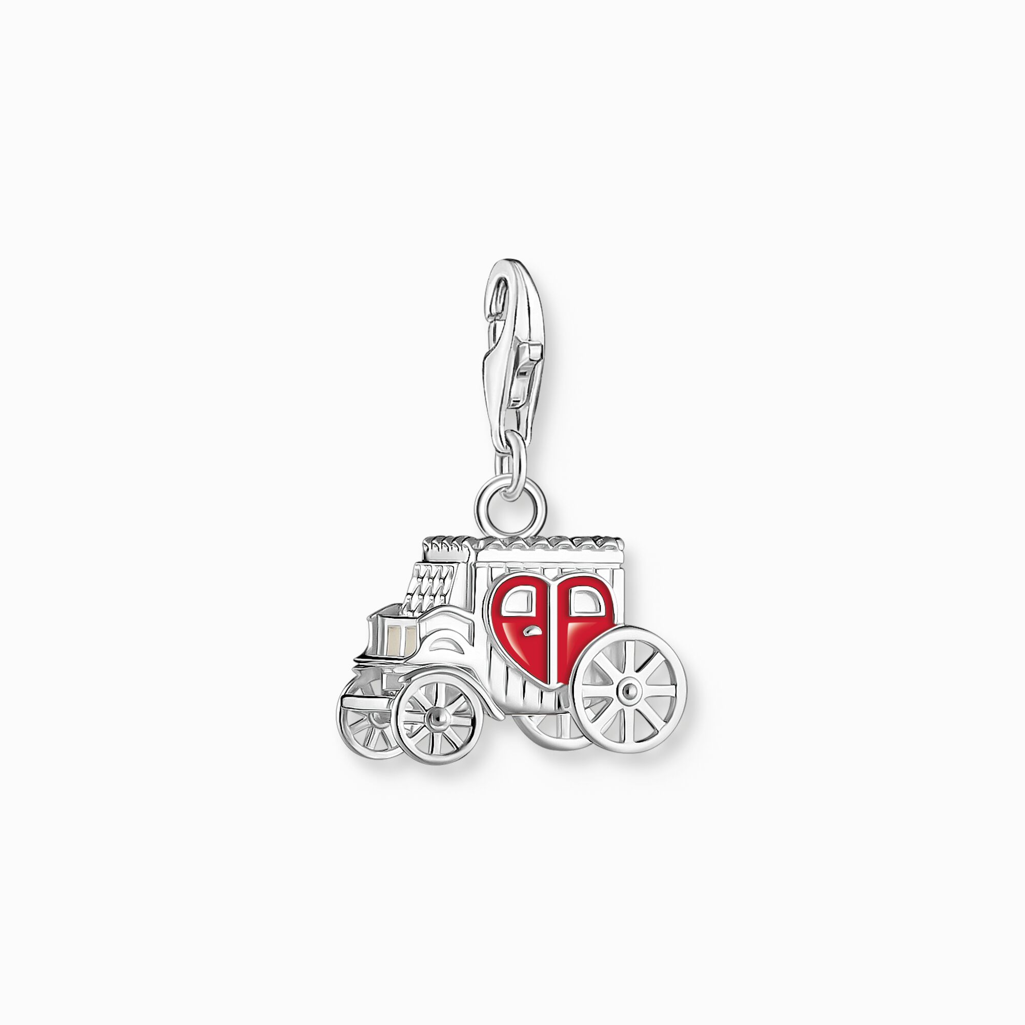 Charm pendant red carriage silver from the Charm Club collection in the THOMAS SABO online store