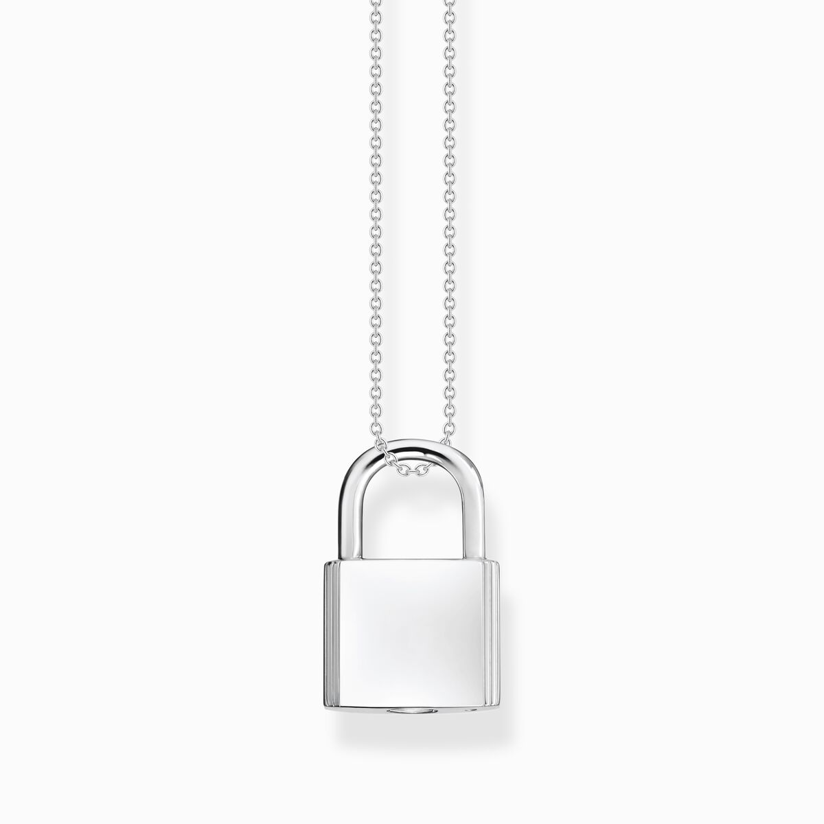 Necklace with lock: engravable, silver – THOMAS SABO