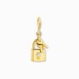 Charm-h&auml;ngsmycke h&auml;ngl&aring;s med nyckel guld ur kollektionen Charm Club i THOMAS SABO:s onlineshop