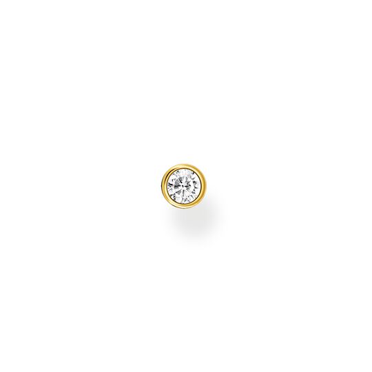 Stift&ouml;rh&auml;ngen individuellt vit sten guld ur kollektionen Charming Collection i THOMAS SABO:s onlineshop