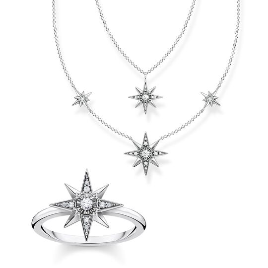 Jewellery set stars silver from the  collection in the THOMAS SABO online store