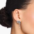 Ohrringe mit t&uuml;rkisen Baguetteschliff Steinen Silber aus der  Kollektion im Online Shop von THOMAS SABO