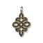 Pendant black diamond love knot from the  collection in the THOMAS SABO online store