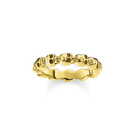 Ring Totenkopf gold aus der  Kollektion im Online Shop von THOMAS SABO