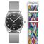 SET CODE TS montre noir et bracelet motif graphique color&eacute; de la collection  dans la boutique en ligne de THOMAS SABO