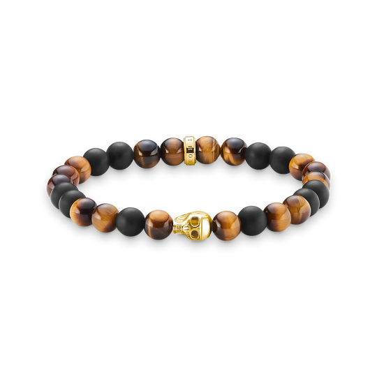bracelet brown skull from the  collection in the THOMAS SABO online store