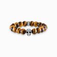 Power bracelet skull with lily from the  collection in the THOMAS SABO online store