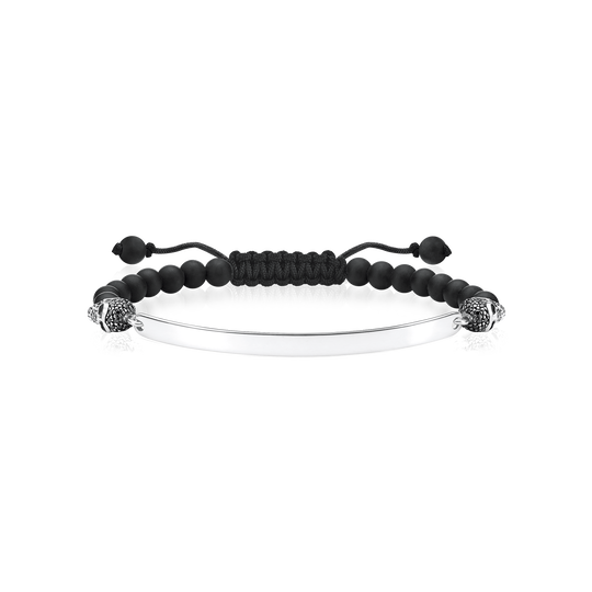 bracelet skull pav&eacute; from the  collection in the THOMAS SABO online store