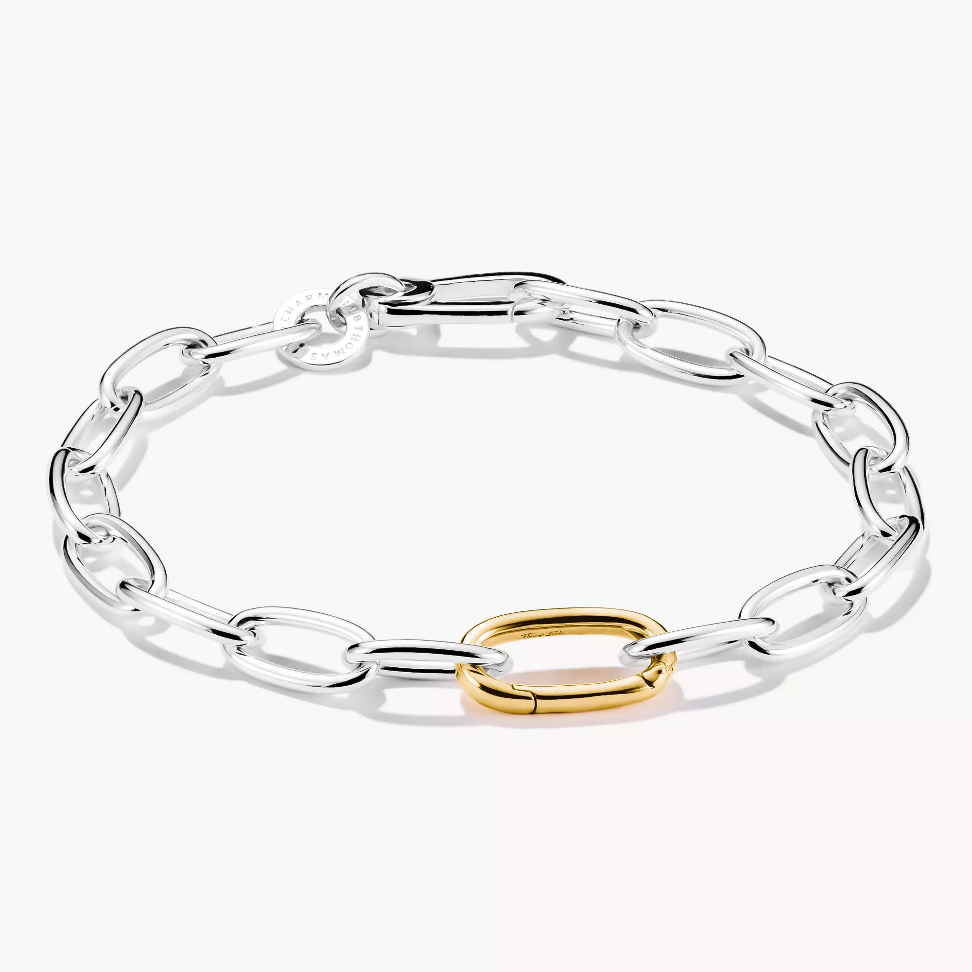 Charm bracelet bicolour with Connect link silver | THOMAS SABO