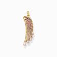 H&auml;ngsmycke f&auml;rggrann kolibri, vingar guld ur kollektionen  i THOMAS SABO:s onlineshop