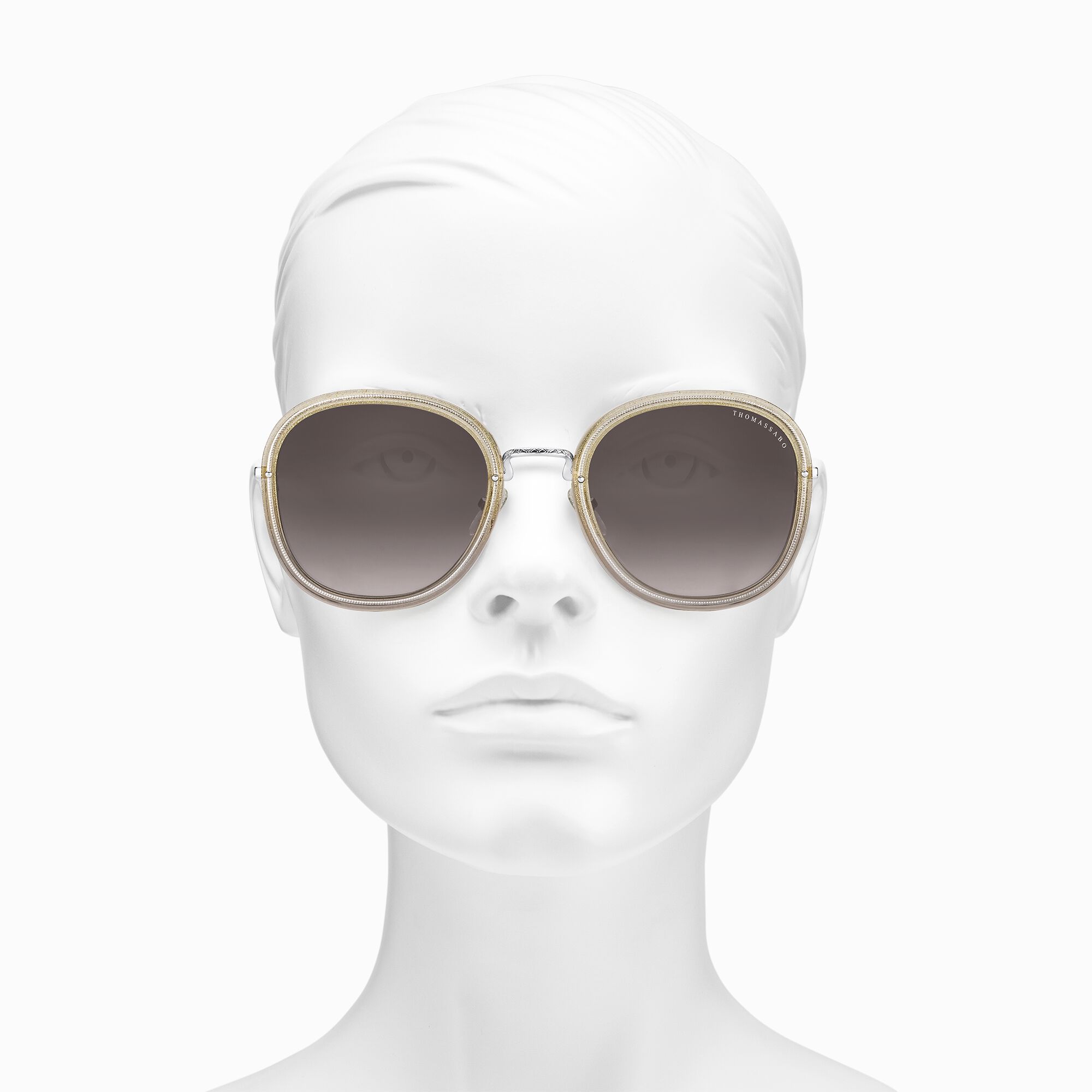 Sonnenbrille Mia Quadratisch gold | Eyewear | THOMAS SABO