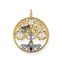 Pendant Tree of Love gold raven from the  collection in the THOMAS SABO online store