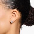 Clous d&#39;oreilles avec pierres blanches argent de la collection  dans la boutique en ligne de THOMAS SABO