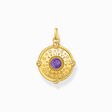 Yellow-gold plated pendant with cold enamel and colourful stones from the  collection in the THOMAS SABO online store