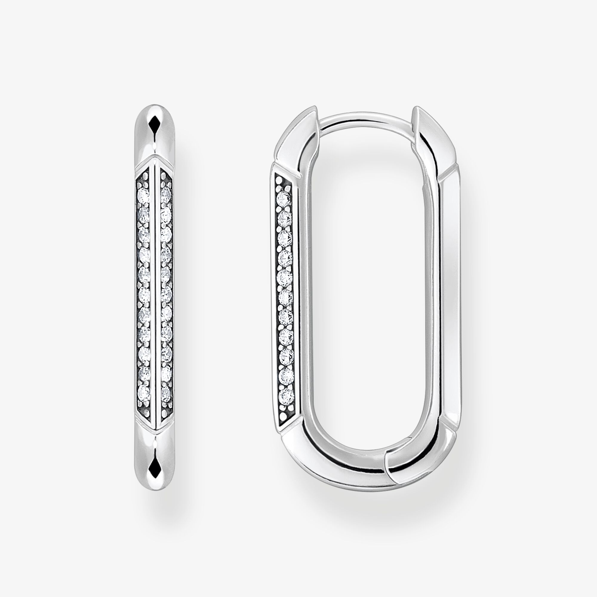 THOMAS SABO Creolen silber, Sterlingsilber, Größe: one size, Damen