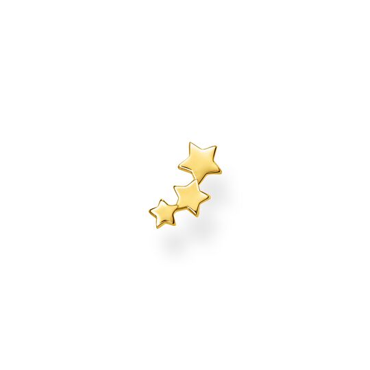 Single ear stud stars gold from the Charming Collection collection in the THOMAS SABO online store