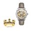 Smyckesset Rebel d&ouml;dskallar och krona guld ur kollektionen  i THOMAS SABO:s onlineshop