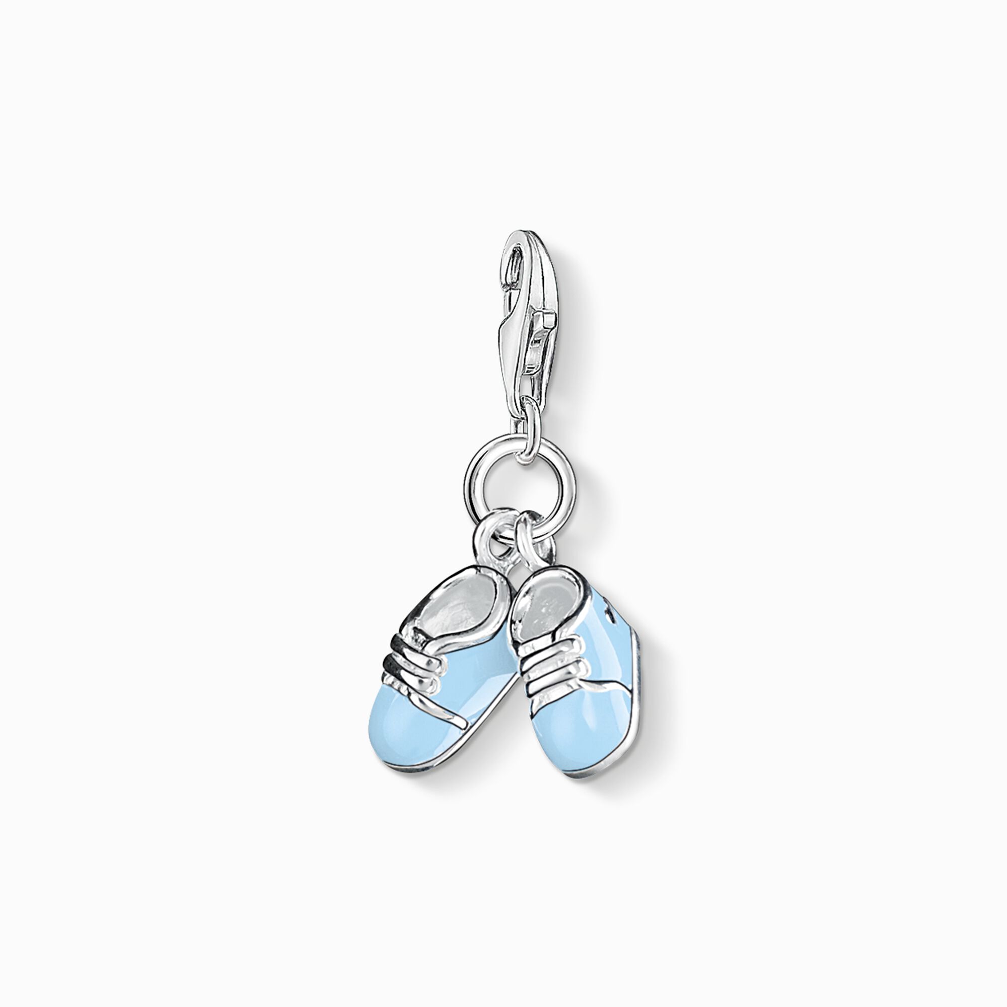 Charm pendant blue baby shoes from the Charm Club collection in the THOMAS SABO online store