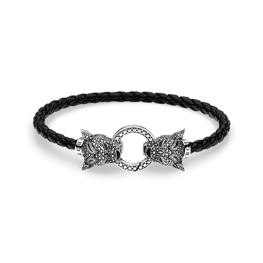 Leather strap Black Cat from the  collection in the THOMAS SABO online store