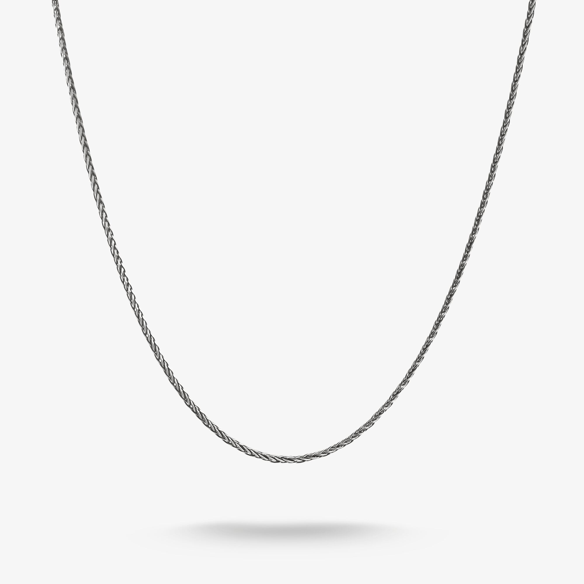 THOMAS SABO Kette Zopfkette schmal Wild Horses Silber, Sterlingsilber geschwärzt, Größe: L55V, Unisex