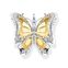 Pendant butterfly colourful stones gold from the  collection in the THOMAS SABO online store