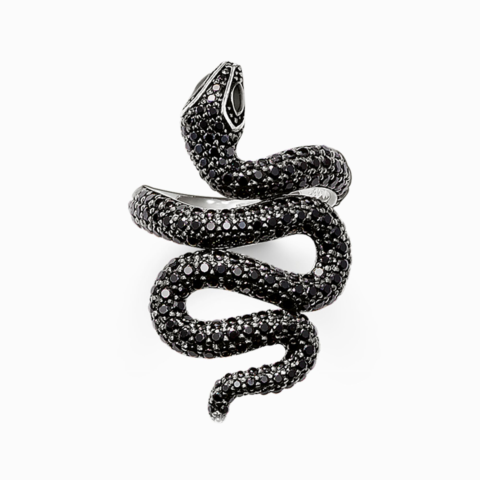 Ring svart orm pav&eacute; ur kollektionen  i THOMAS SABO:s onlineshop