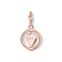 Charm pendant heart pav&eacute; rose gold from the Charm Club collection in the THOMAS SABO online store