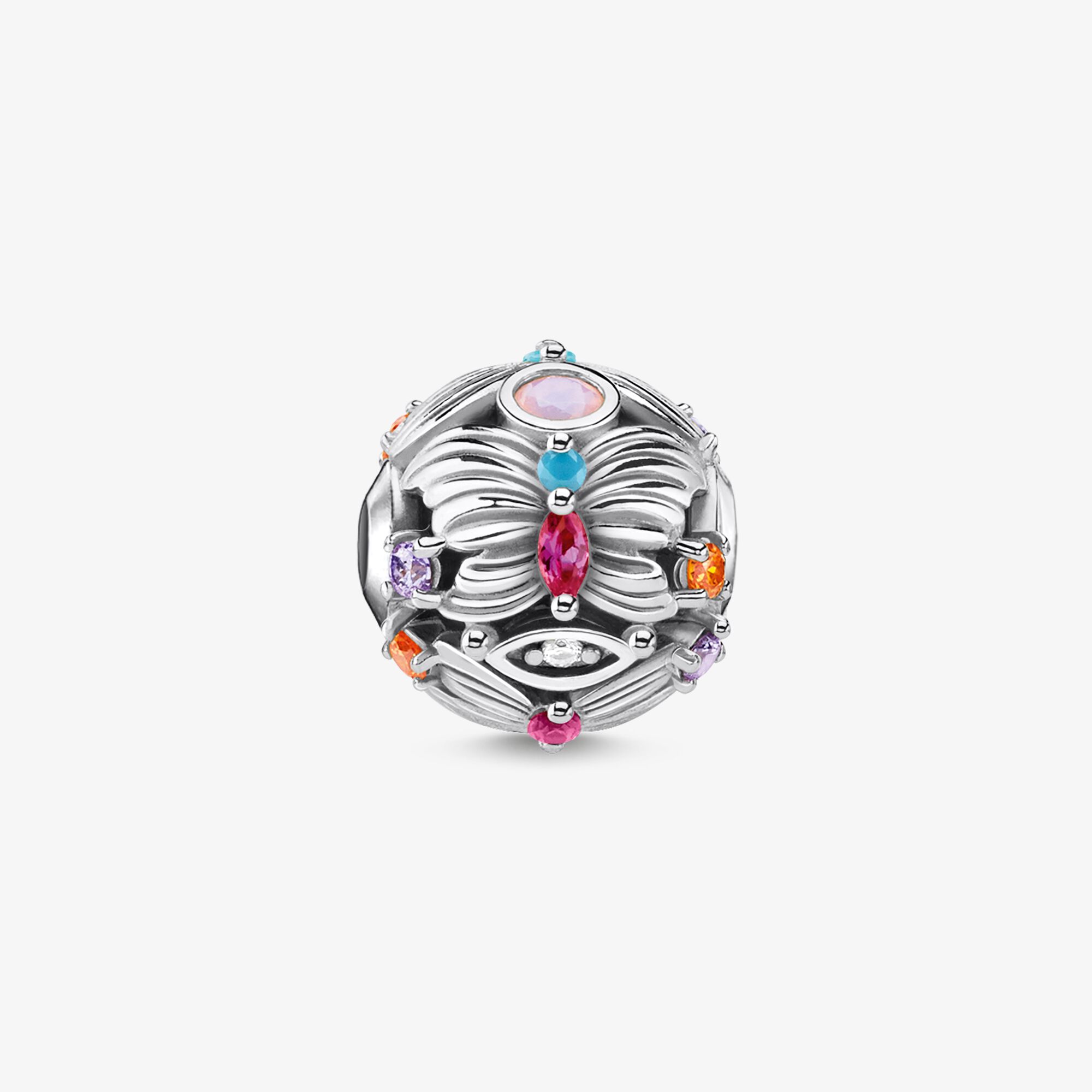 THOMAS SABO Bead fjäril silver, argento Sterling 925, niellato, Storlek: one size, för damer