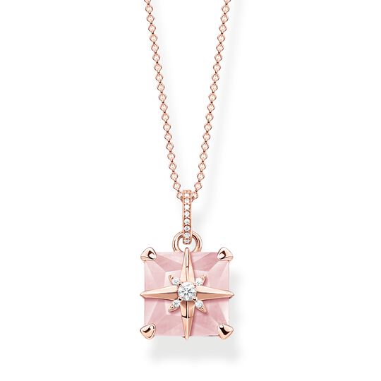 Necklace pink stone with star from the  collection in the THOMAS SABO online store