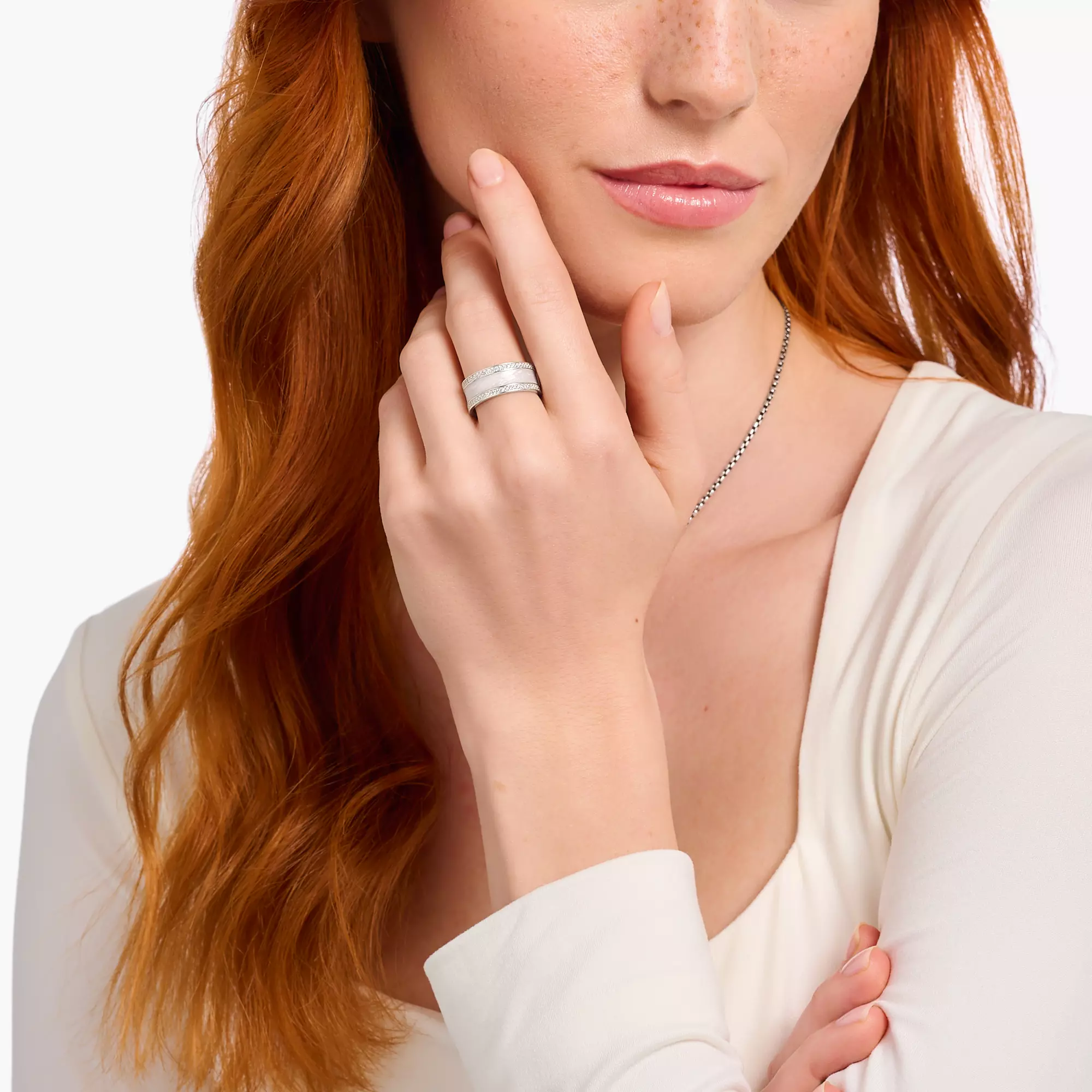 Bague ronde strass - Lili Cocotte